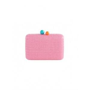 NEW SHIRALEAH women's june minaudiere bag in pink